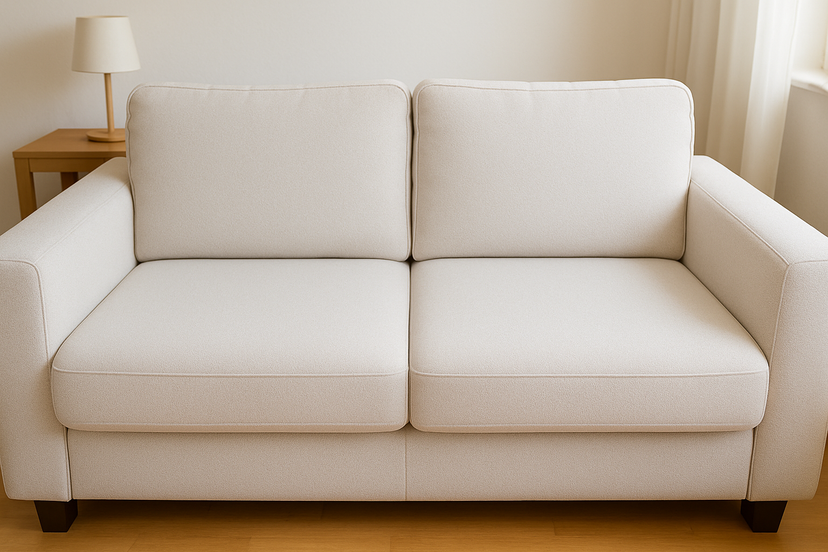 Sauberes Sofa nach professioneller Reinigung